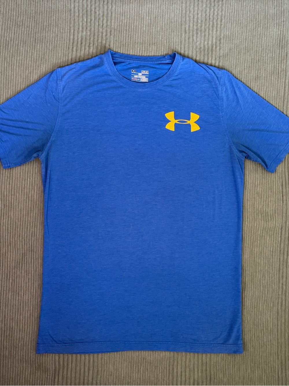 Under Armour Heat Gear x Bass Graphic Men’s Royal Blue T-Shirt